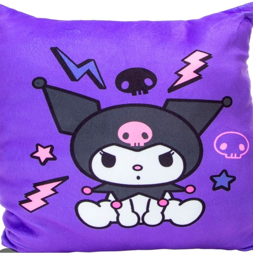 KUROMI 🐰Sanrio Hello Kitty And Friends Character Travel Cloud Pillow NWT